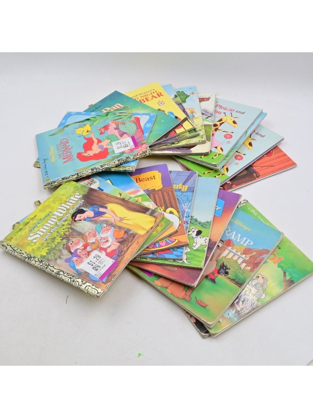 Little Golden Book Lot of 20 Bedtime Stories Kids Hardcover Disney Random Mix